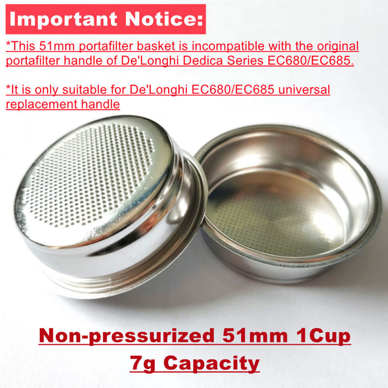 51mm Coffee Bottomless Portafi - Delonghi Espresso Magnifica ulasan dan harga