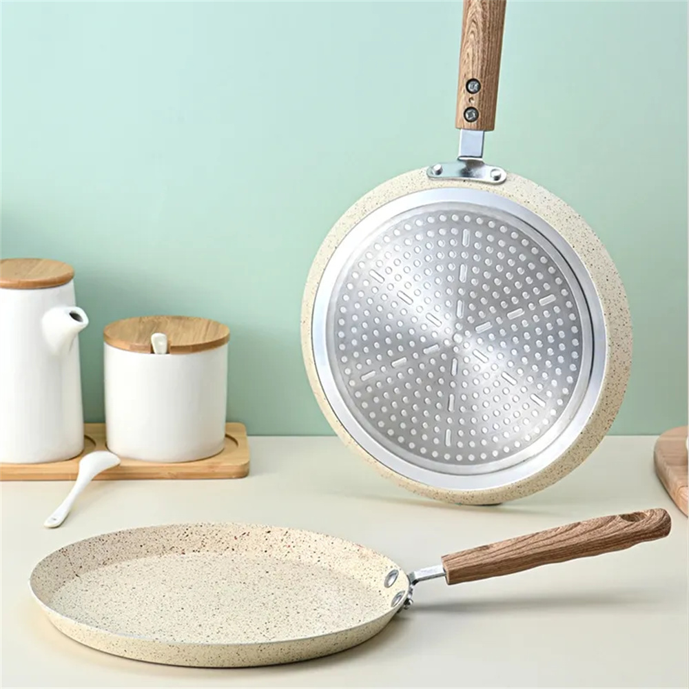 Frying Pan Non-stick Pancake C - Egg Waffle Pan ulasan dan harga